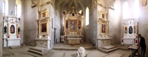 Main Altar with the 4 side altars in Panoramic View